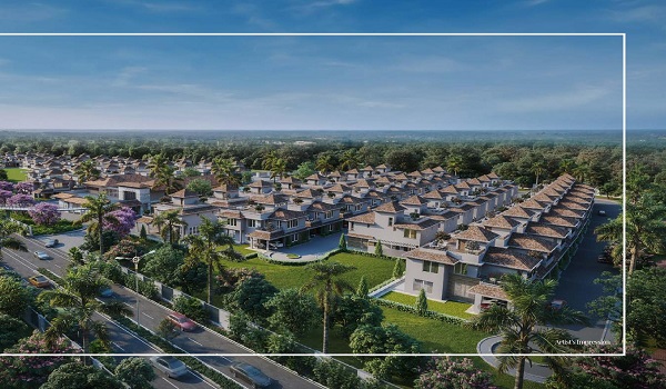 Prestige Park Grove Villa Aerial View