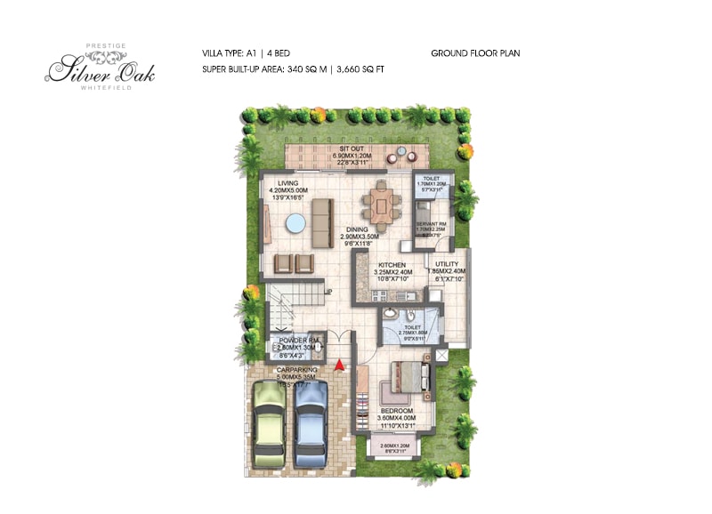 Prestige Silver Oak Floor Plan