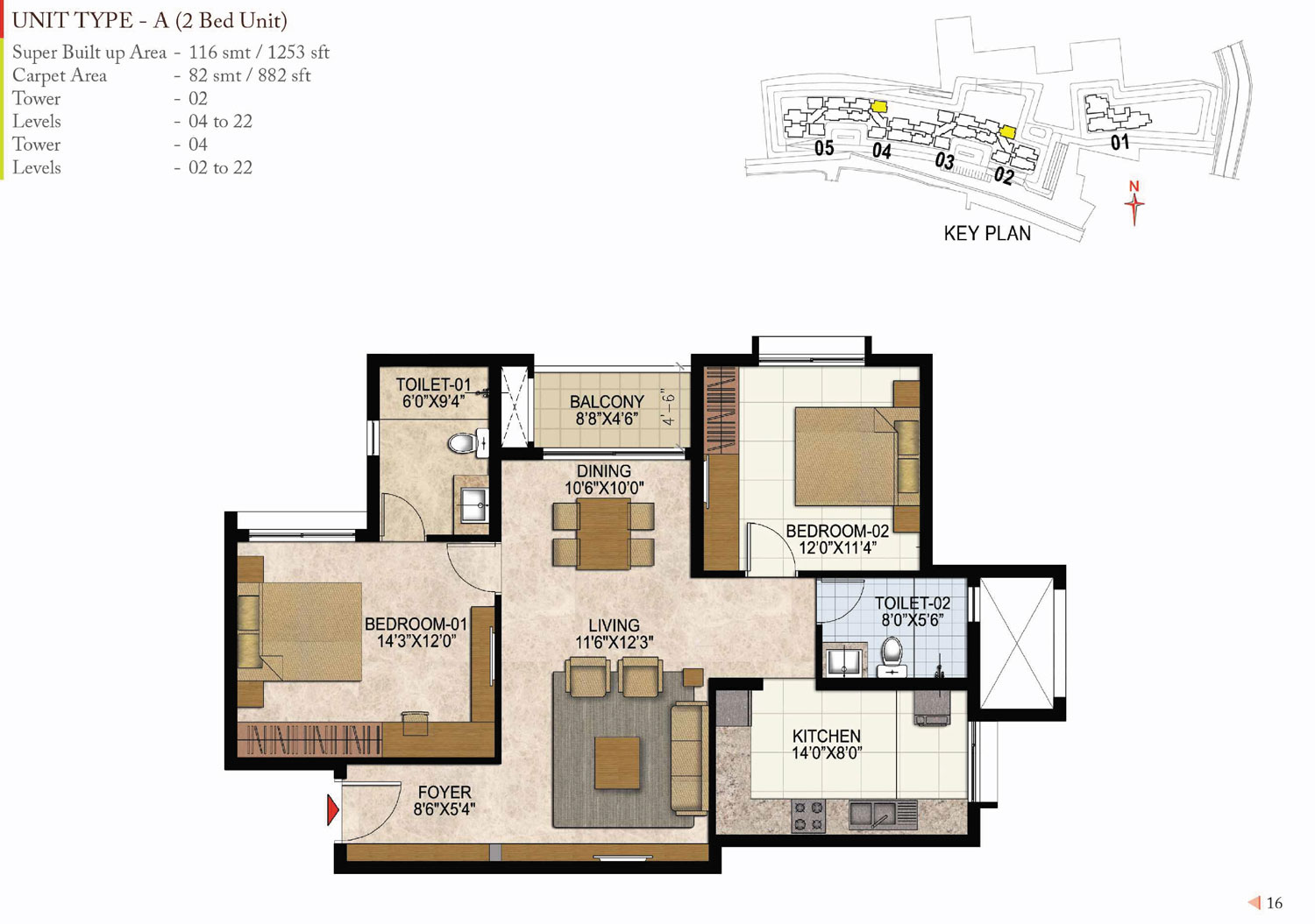 Prestige Westwoods Floor Plan