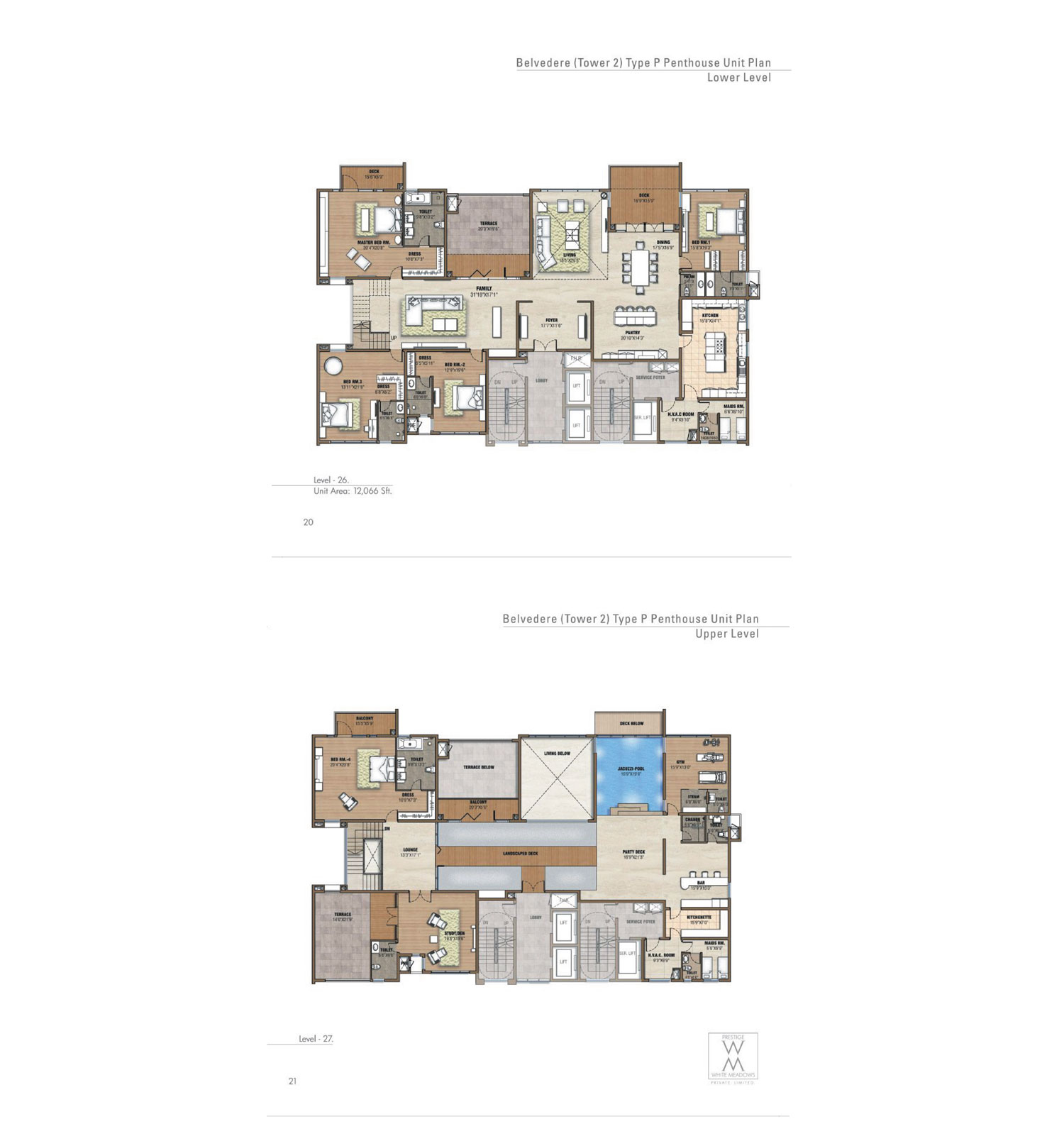 Prestige White Meadows Floor Plan